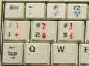 Asus EEE s českou klávesnicí - detail